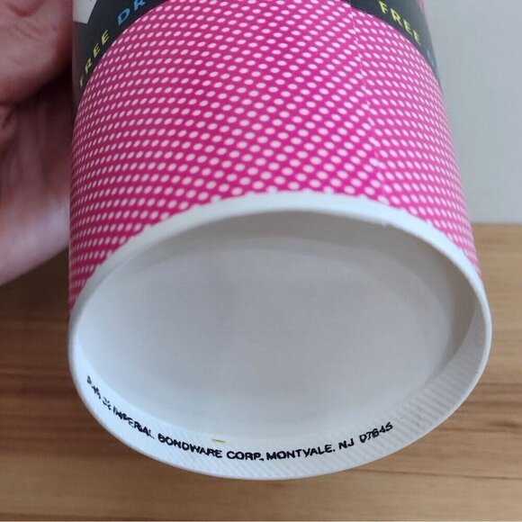 Vintage 90s Unused Taco Bell Wax Paper Cup You Got The Right One Baby Diet Pepsi - Picture 8 of 9